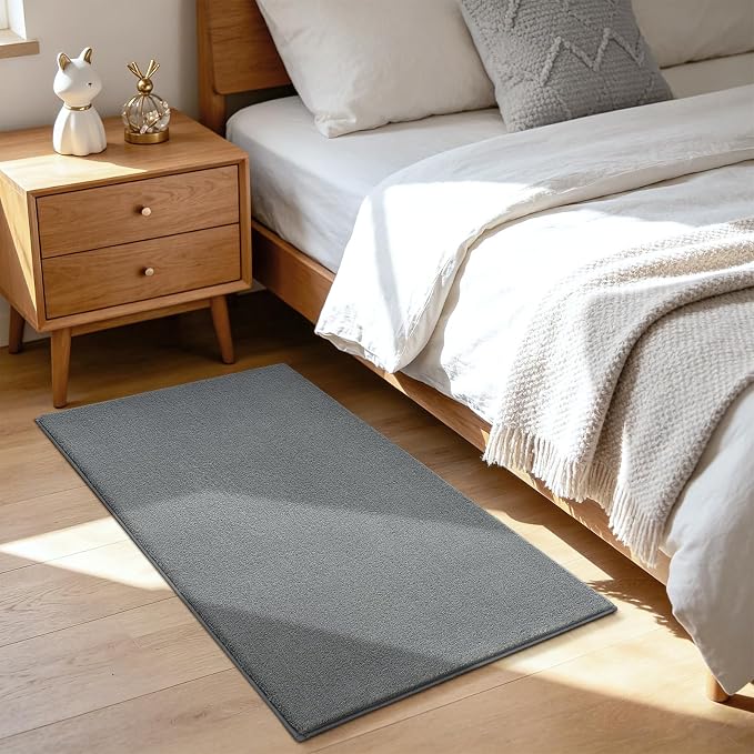 ISEAU 2x4 Runner Rug for Hallway, Soft Memory Foam Carpet