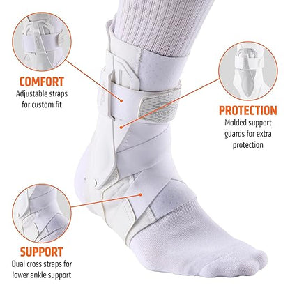 Shock Doctor L3 ZR Ankle Brace Right White S
