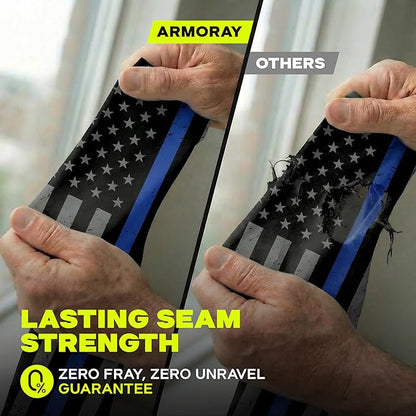 ARMORAY Arm Sleeves for Men and Women - UV Sun Protection Cooling Compression - Tattoo Cover Up Sleeve for Daily Wear & Work