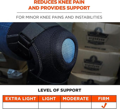 Ergodyne Large Black ProFlex 620 Neoprene Knee Sleeve