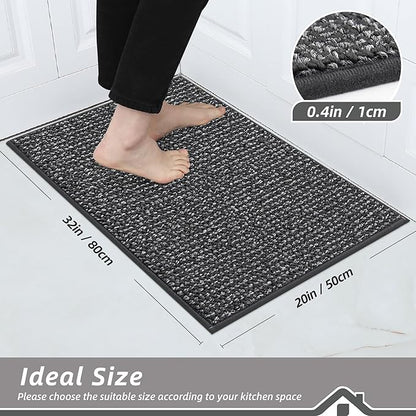 BEQHAUSE Kitchen Rugs 20"x32", Non-Slip Kitchen Mats