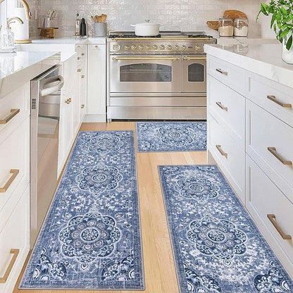 Ileading Boho Kitchen Rugs Sets 3 Piece