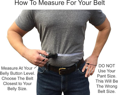 Suede 3-inch Weightlifting Belt - Premium Powerlifting Support with Enhanced Grip Technology