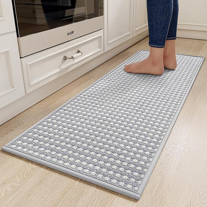 YDKGL Kitchen Runner Rugs Non Slip Washable, Super Absorbent Soft Chenille