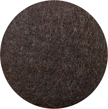 Super Sliders 3-1/2" Medium Round Reusable Felt Furniture Sliders for Hard Surfaces, Anti-Slip Protective Furniture Moving Pads for Beds, Sofas, Dressers, Set of 4, Brown