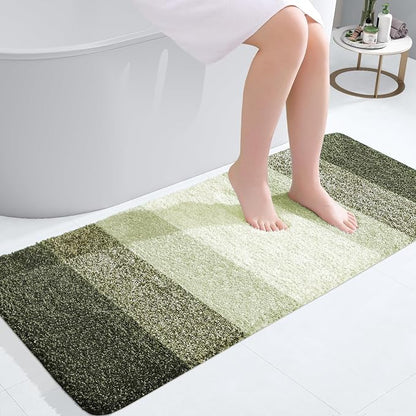 OLANLY Bathroom Runner Rugs Mat 47x20, Extra Soft Absorbent Microfiber Bath Rugs