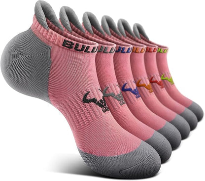 BULLIANT Men Running Socks,Active Ankle Socks No Show For Men With Cushioned Footbed Arch Support Breathable Wicking