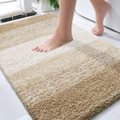 OLANLY Bathroom Rugs Mat 30x20, Extra Soft Absorbent Microfiber Bath Rugs