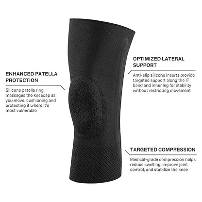 CEP Max Support Compression Knee Sleeve, Black, Unisex, XS