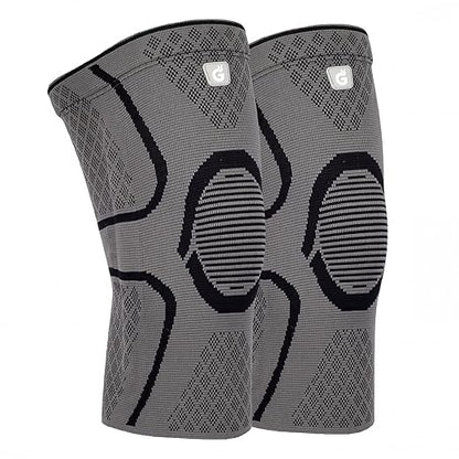 GOOGAH Knee Compression braces 2-Pack - Pain Relief Support for Arthritis, ACL & Meniscus Tears | Breathable Nylon Knee Sleeves for Men & Women | Sizes XXS-2XL