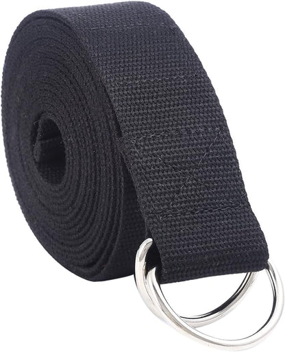 Gelante Fitness Exercise Yoga Strap - Durable Cotton 10 Feet Long