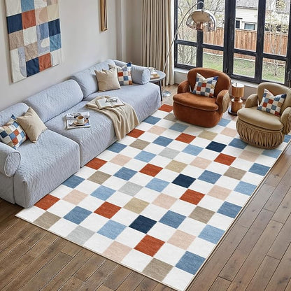PureCozy Machine Washable 5x7 Area Rugs