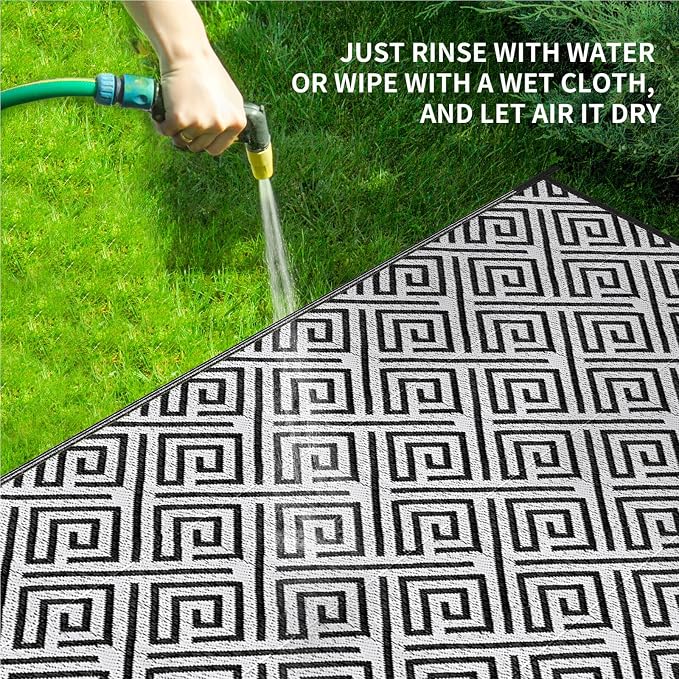 Outdoor Patio Plastic Straw Rug