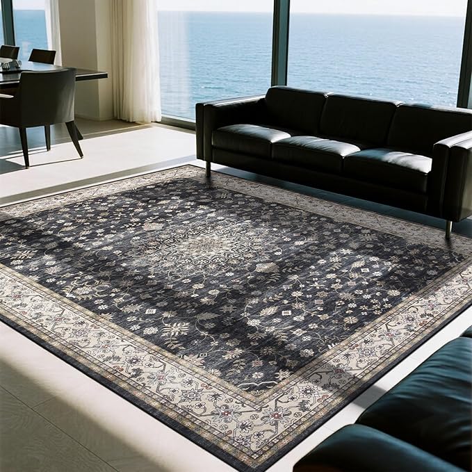 Srugn Washable Rugs 8x10 Area Rugs
