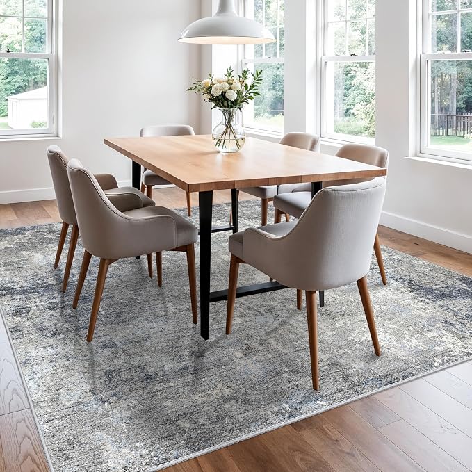 8x8 ft Square Living Room Rug