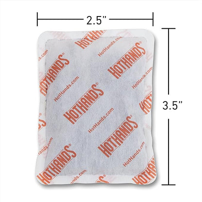 HotHands Body & Hand Super Warmers - Long Lasting Natural Odorless Air Activated Warmers - Up to 18 Hours of Heat - 10 Individual Warmers