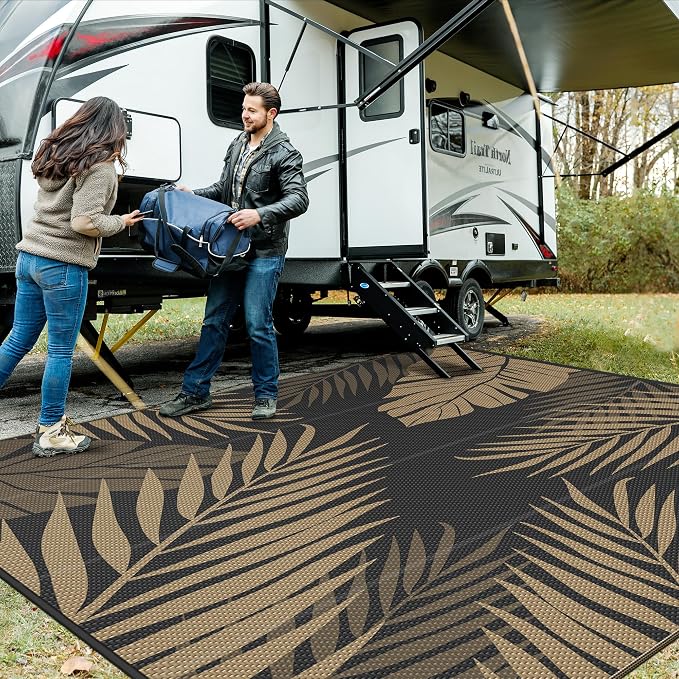 GENIMO Outdoor Rug 10' x 10' Waterproof