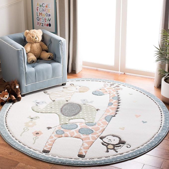 SAFAVIEH Carousel Kids Collection Area Rug