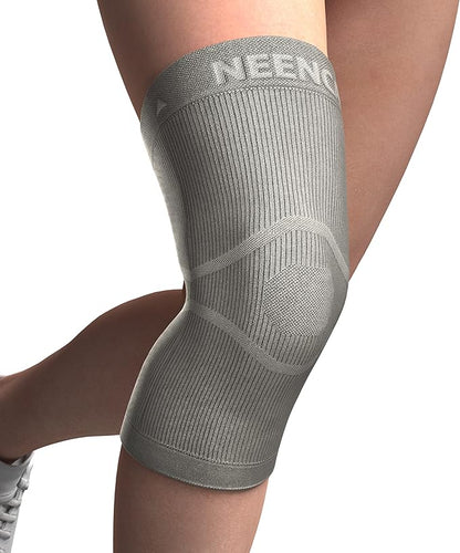 NEENCA Ultra-thin Knee Sleeve for Knee Pain, Lightest Knee Compression Sleeve with Graphene Ions Infused Fabric for Pain Relief, Swelling, Arthritis, Poor Circulation, Running, Sport
