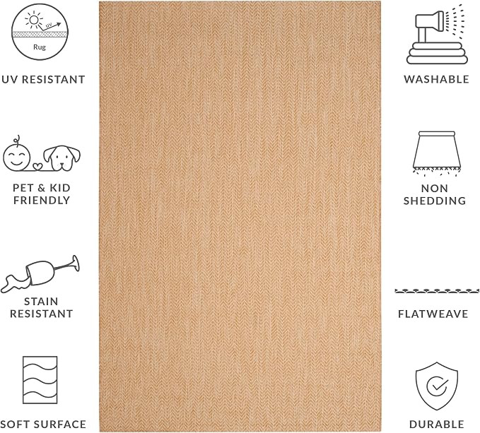 SAFAVIEH Outdoor Area Rug 5'3"x7'7"