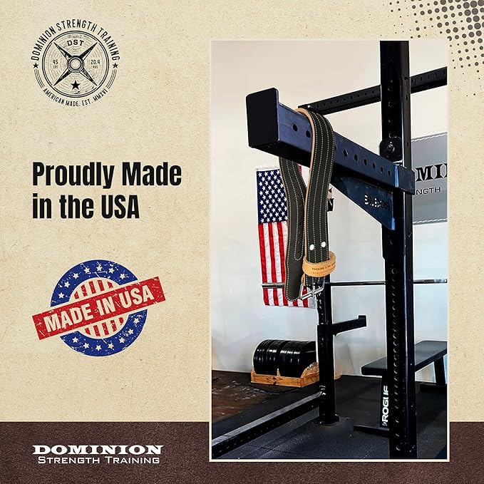 Suede 3-inch Weightlifting Belt - Premium Powerlifting Support with Enhanced Grip Technology