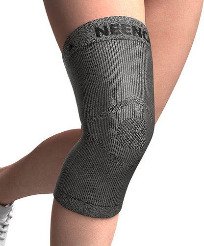 NEENCA Ultra-thin Knee Sleeve for Knee Pain, Lightest Knee Compression Sleeve with Graphene Ions Infused Fabric for Pain Relief, Swelling, Arthritis, Poor Circulation, Running, Sport.