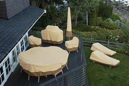 Classic Accessories Veranda Water-Resistant 80 Inch General Purpose Patio Furniture Cover, Outdoor Furniture Cover